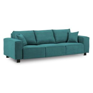 Canapea cu 3 locuri Kooko Home Modern, verde turcoaz