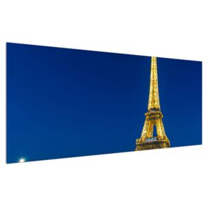 Tablou cu turnul Eiffel (Modern tablou, 120x50 cm)