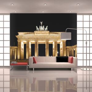 Fototapet - Pariser Platz with the Brandenburg Gate, Berlin 350x270 cm