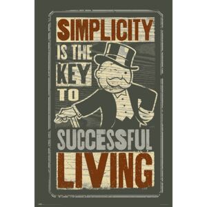 Monopoly - Simplicity Poster, (61 x 91,5 cm)