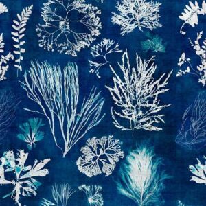 MINDTHEGAP Tapet - Algae Navy Blue