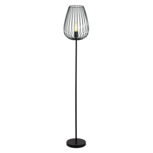 Lampadar Erwon din metal, negru, H 159.5cm