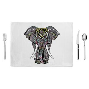 Suport farfurie Home de Bleu Tropical Elephant, 35 x 49 cm