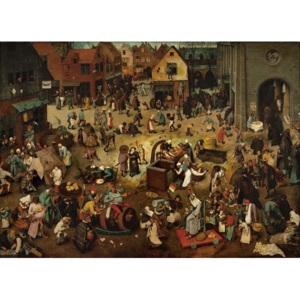 Fight between Carnival and Lent, 1559 Reproducere, Pieter the Elder Bruegel