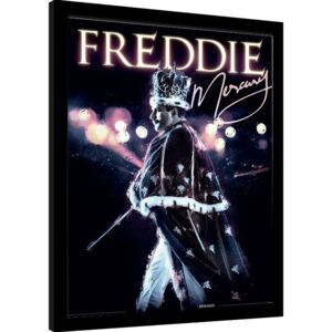 Afiș înrămat Freddie Mercury - Royal Portrait