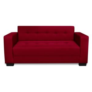 Canapea extensibilă cu 3 locuri Kooko Home Dance, roșu