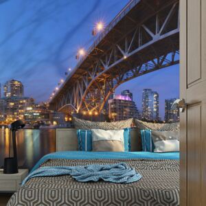 Fototapet - Granville Bridge - Vancouver (Canada) 250x193 cm