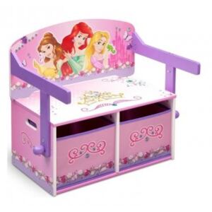 Mobilier Pentru Depozitare Jucarii Copii 2 in 1 - Disney Princess
