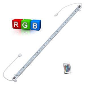 [lux.pro]® linie LED aluminiu - iluminat indirect - 1 x 50cm - RGB colorat