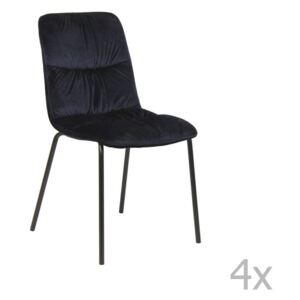 Set 4 scaune Design Twist Cerlak, albastru