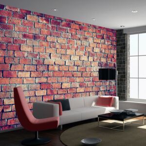 Fototapet Bimago - Brick - puzzle + Adeziv gratuit 100x70 cm