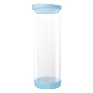 Recipient din sticlă JOCCA Container, 1,78 l, capac albastru