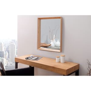 Oglinda din lemn de stejar Mirror Oak Angular | INVICTA INTERIOR