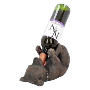 Suport sticle de vin Caine Staffordshire Bull Terrier 25cm