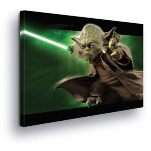 Tablou - Star Wars Warrior Yoda II 60x40 cm