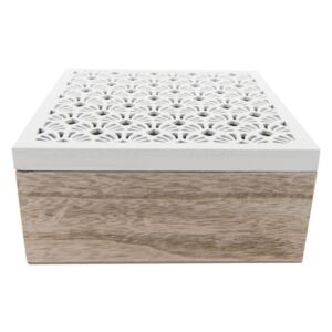 Cutie din lemn pentru pliculețe ceai Clayre & Eef Lersso