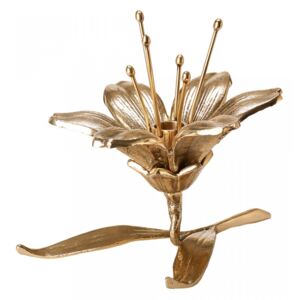 Suport pentru lumanare auriu din alama 15 cm Lilly Pols Potten