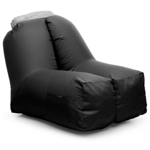 Blumfeldt Airchair , scaun gonflabil, 80x80x100cm, rucsac, lavabil, poliester, negru