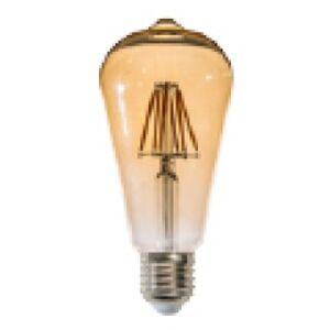 AZzardo E27 6W Decorative LED Golden Glass LL127063