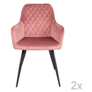 Set 2 scaune House Nordic Harbo, roz