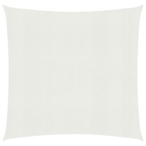 Pânză parasolar, alb, 4,5 x 4,5 m, HDPE, 160 g/m²