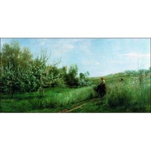 C.F.Daubigny - La Primavera Reproducere, (100 x 50 cm)