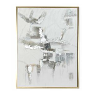 Arden Tablou abstract, Canvas, Alb