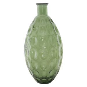 Vază din sticlă reciclată Mauro Ferretti Ball, ⌀ 26 cm, verde