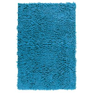 Covor baie Wenko Chenille, 80 x 50 cm, albastru