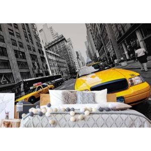Fototapet GLIX - Yellow New York Cabs + adeziv GRATUIT Papírová tapeta - 368x254 cm