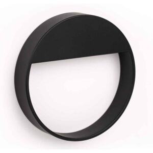 Maner pentru mobila Bau, finisaj negru mat, D:90 mm