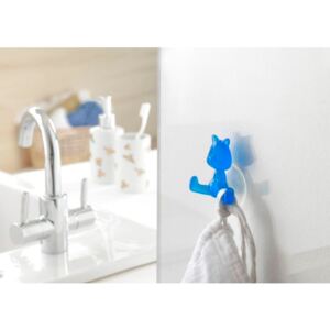 Cârlig cu ventuză Compactor Cat, albastru
