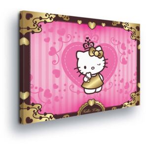 Tablou - Gold Hello Kitty II 60x40 cm