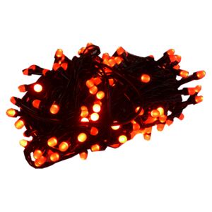 Instalatie de Craciun liniara, 20 metri, 200 LED-uri, rosie, pentru interior/exterior
