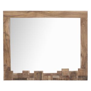 Oglinda de perete MUMBAI lemn masiv salcam 90X2 5X75 cm Mauro Ferretti