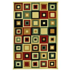 Covor Modern & Geometric Levels, Multicolor, 67x120