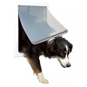 TRIXIE Ușă bidirecțională pentru câine, M-XL, 39 x 45 cm, alb 3879