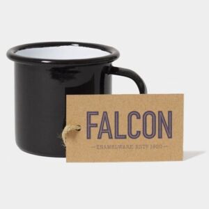 Ceașcă smălțuită pentru espresso Falcon Enamelware, 160 ml, negru