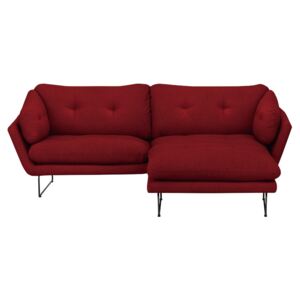 Set canapea cu taburet Windsor & Co Sofas Comet, roşu