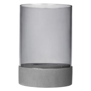 Suport pentru lumânare din sticlă și beton Blomus Concrete