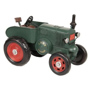 Macheta tractor Lanz din metal verde 28 cm x 17 cm x 19 h