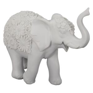 Decoratiune din rasina Elefante B Gri, l25,5xA9xH21 cm