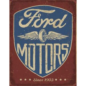 Placă metalică Ford Motors - Since 1903, ( x cm)