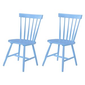 Set 2 scaune din lemn Guus Blue, l44xA49xH88,5 cm
