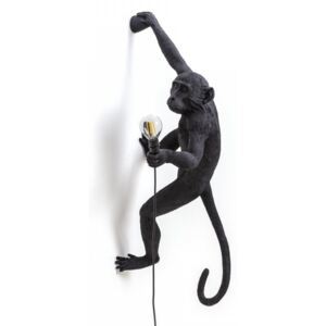 Lampa perete neagra 37×20,5cm The Monkey Right Seletti