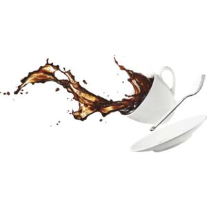 Panou antistropi Sanotechnik pentru bucatarie din sticla decor Coffee splash 65x65 cm