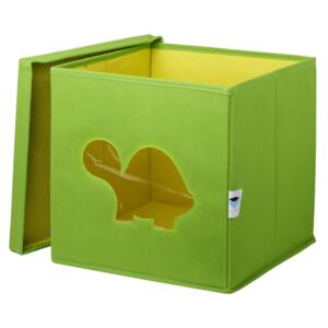 Cutie cu capac pentru depozitare verde - Turtle