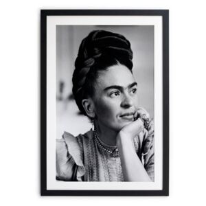 Poster Madre Selva Kahlo, 30 x 40 cm, alb - negru