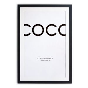 Poster Little Nice Things Coco, 40 x 30 cm, alb - negru