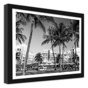 CARO Imagine în cadru - Hotels And Restaurants 70x50 cm Negru